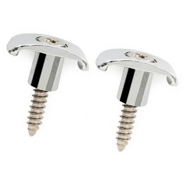 Musiclily Pro String Guides Trees Retainers for Fender American Ultra Style Electric Guitar, Chrome (Set of 2)