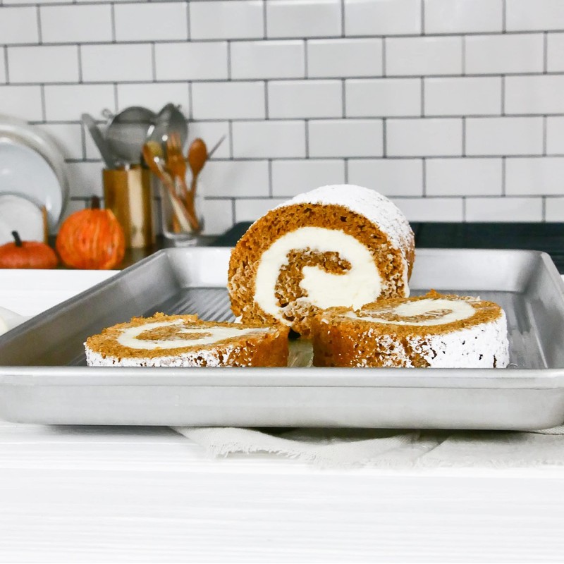 USA Pan Bakeware Nonstick Jelly Roll Baking Sheet Pan, Aluminized