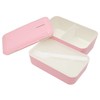 Expanded Double Bento Box by Takenaka (Pink)