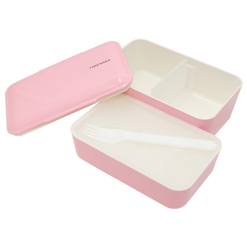 Expanded Double Bento Box by Takenaka (Pink)