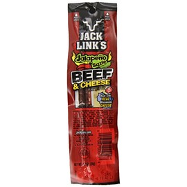 Jack Link's Beef and Cheese Snack, Jalapeno Sizzle, Jalapeno,1.2 Ounce (Pack of 16)