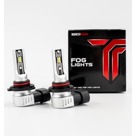 Torchbeam H10/9140/9145 LED Fog Light Bulbs, 6500K White, 10000 Lumens H10 Fog Lights LED, 600% Brighter, Plug and Play, DRL Replacement for Cars, Pack of 2