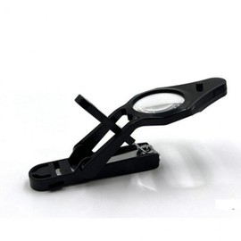LED magnifying glass for seniors, nail clippers, magnifying glass, toenail clippers, gift magnifying glass, seniors, LED toenail cutter, black