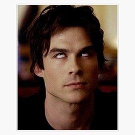 Young Ian Somerhalder Sticker Outdoor Rated Vinyl Sticker Decal for Windows, Bumpers, Laptops or Crafts 5"
