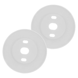LALAFINA 2Pcs Wall Plate for Nest Thermostat Thermostat Trim Accessories Protects Against Scratches Easy Installation Elegant Design for Home Decor