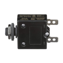SEACHOICE 13151 Push Button Circuit Breaker 20A , Black