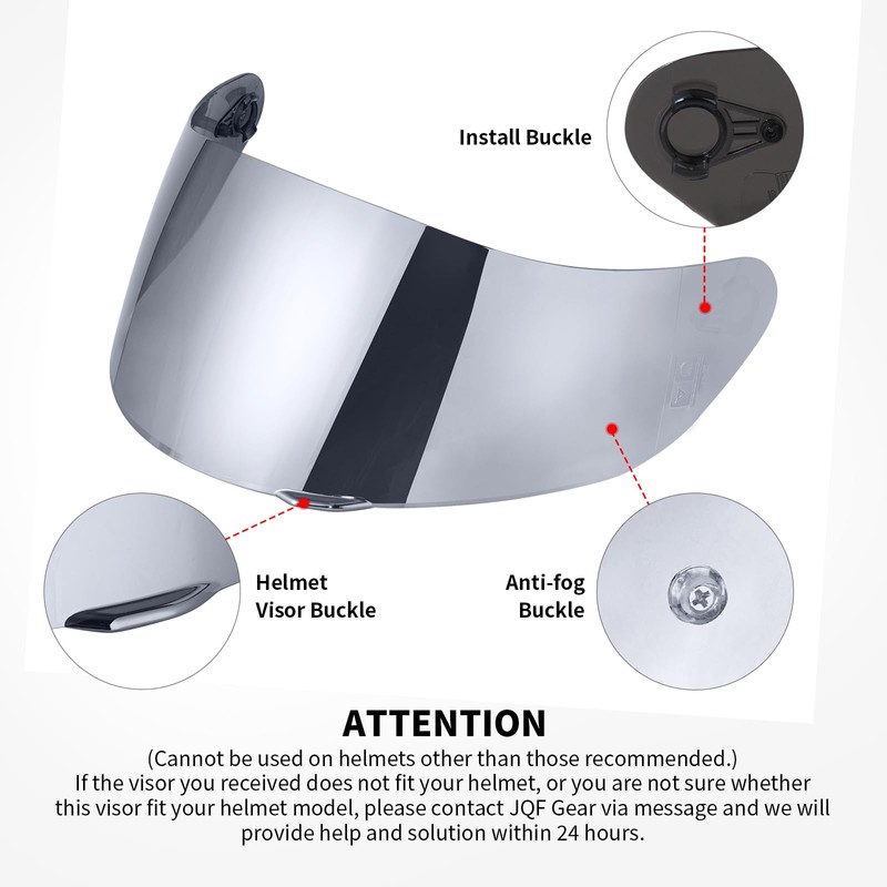 MXJ Gear Helmet Visor for K1 K3SV K5, Motorcycle Helmet