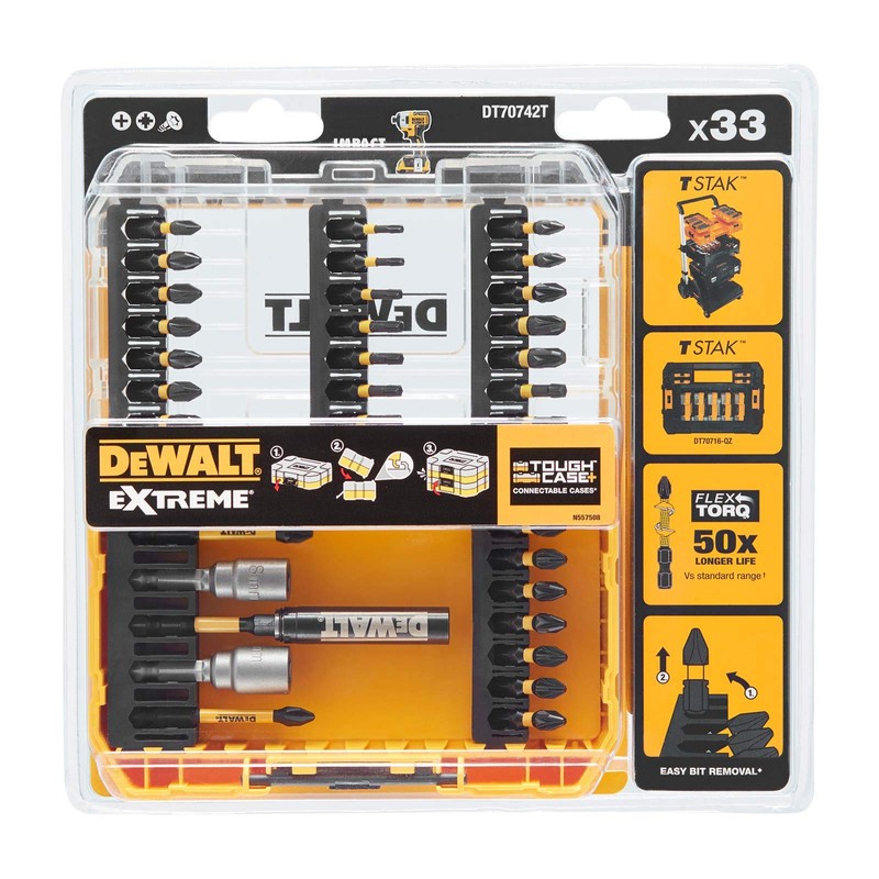 DEWALT 33PC FLEXTORQ Screw Driving Set