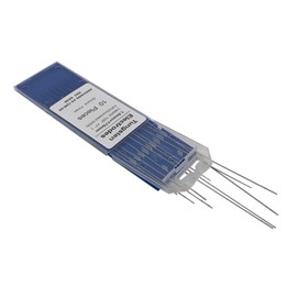 TEHAUX 10pcs Tig Welding Tungsten Zirconiated Arc-striking Welding Rods for Carbon and High Recrystallization Temperature Low Burn-off Rate