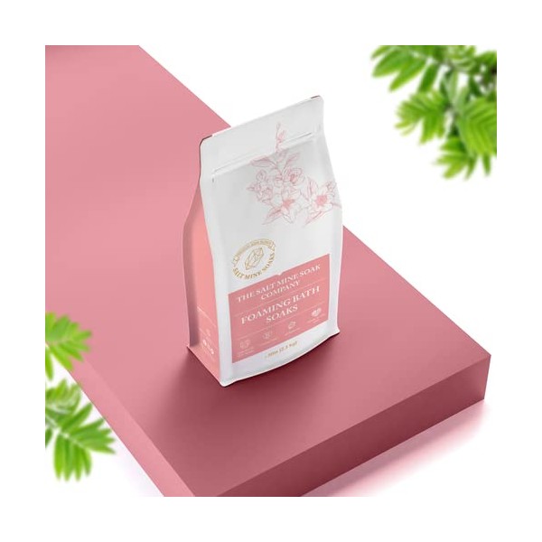 Midwest Sea Salt Company Rose Foaming Coarse Grain (2mm) Bath