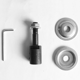 8mm Motor Arbor Adapter Bench Grinder Extension Shaft Mandrel Extender for Polisher Grinder Polishing Grinding Polishing Disc Rotary Disc