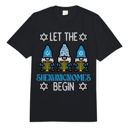 Hanukkah Let Shenanignome Begin Chanukah Gnome Men Kid Women Comfort Colors Adult Heavyweight T-Shirt
