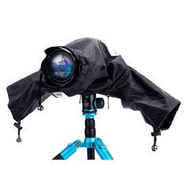 JJC SLR Rain Cover Camera Rain Cover Lens ≤18x14x34cm Suitable Dual Waterproof Zipper Design Transparent Window Sony A7RIV A7RIII A7R A7SIII A7SII A7S A7III A7II A7 RX10 M4 M3 M2 A6600 A6500 400 A