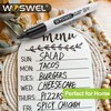WOSWEL Dry Erase Markers Bulk, 72 Pack Black Fine Tip