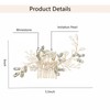 MirthCity Bride Wedding Hair Comb Pearl Flower Bead Bride Hair