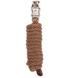 Merauno® Lead Rope for Horse - Tie Rope in Various Stylish Designs, Lead, Tying Rope Pony, Donkey, Goat with Panic Hook (Khaki, Panic Hook)