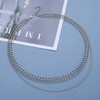 TseenYi Multilayer Chunky Chain Necklace Multilayer Cuban Chain Necklace Layered