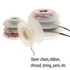Beadsmith No- Tangle Thread Bobbins 8/Pkg-2.5-inch