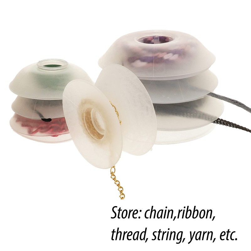 Beadsmith No- Tangle Thread Bobbins 8/Pkg-2.5-inch