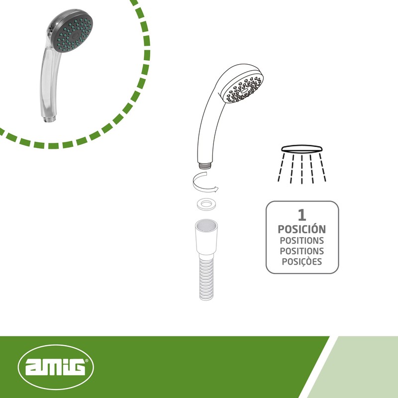 Amig Shower Telephone Lea F1