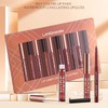 BONNIE CHOICE 12Pcs Matte Liquid Lipstick + Lip Liner Pens