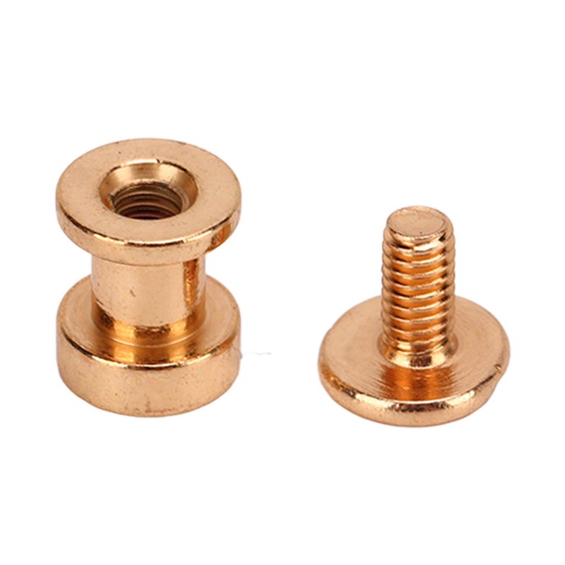 300 Sets DIY Book Binding Screw Double Layer Flat Head
