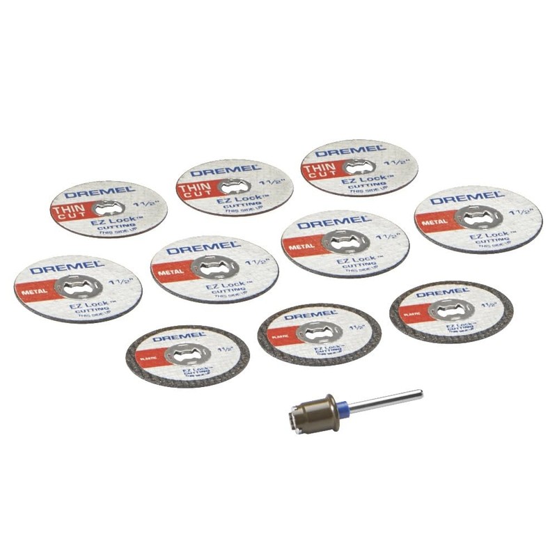 Dremel EZ728-01 11-Piece EZ Lock Cutting Accessory Micro Kit