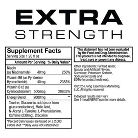 5-hour ENERGY Extra Strength Gamer Shots, Apple Bash Flavor, 1.93 Fl oz (Pack of 24)
