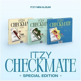 ITZY CHECKMATE SPECIAL EDITION CD+Lyric Poster On Pack+Photobook+Photocard+Special Tag+Sticker+Postcard+Tracking Sealed (A Version)