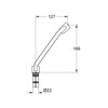 GROHE 7247000 Shower Top Extension, Silver