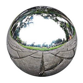 perfk Stainless Steel Ball Solid Ball Hollow Ball Decorative Ball 12 cm - 20 cm Garden Ball 12 cm