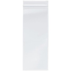 Plymor 4" x 10" (Pack of 100), 2 Mil Zipper Reclosable Plastic Bags
