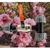 tee Junction Fitting with Metal Full Flow Valve for mdpe