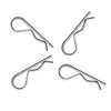 20Pcs R Clips Retaining Cotter Pins, Heavy Duty Zinc Plated