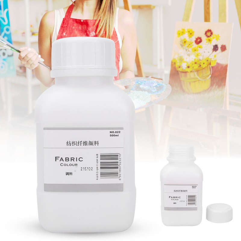 Textile Fabric Paint Colour Medium Blending Liquid 500ml DIY for