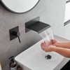 BWE Wall Mount Bathtub Faucet Matte Black Single Handle Bathtub
