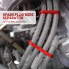 12 separadores de cables de bujía, soportes de cable de