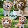 OaaXbbECco Lion Mane Wig for Cat Costume (Light Brown, Medium)