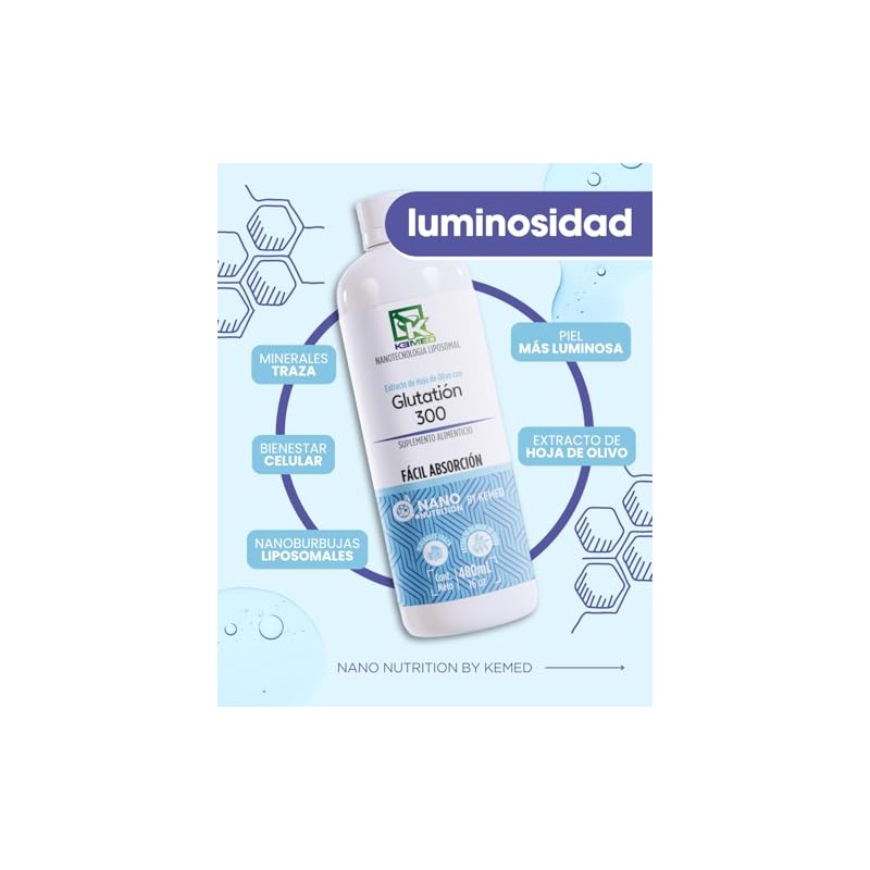 Glutatión 300 | Suplemento Líquido de Alta Absorción | Fórmula