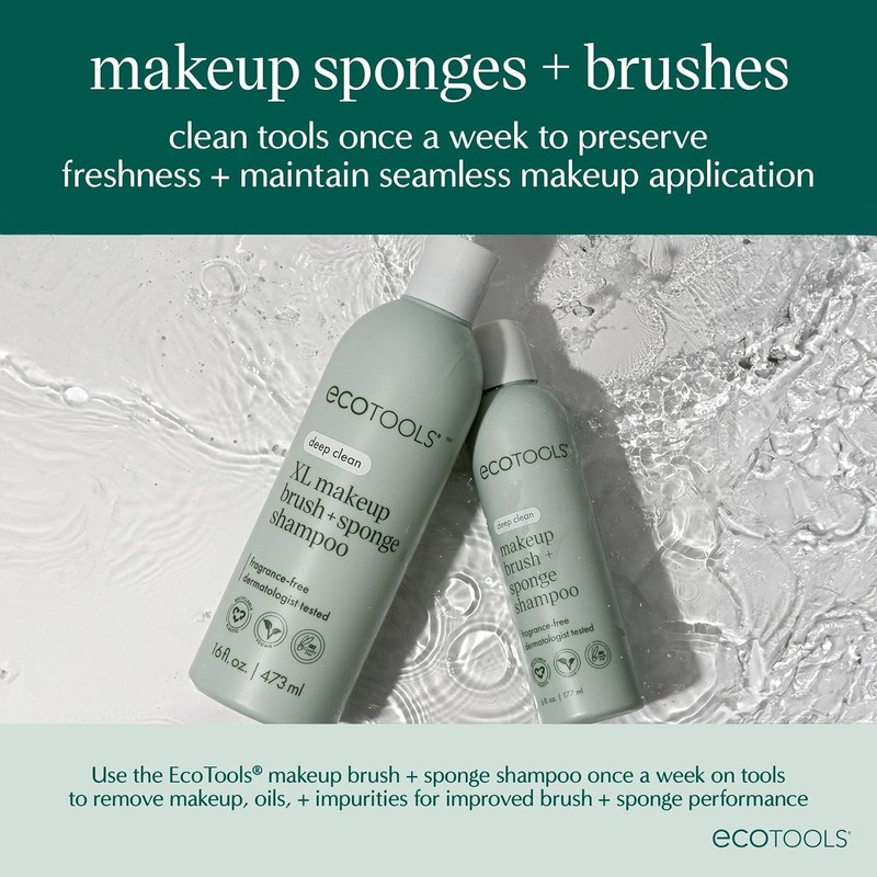 EcoTools Eye Enhancing Duo, Set de 2 Brochas para sombras