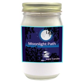 Moonlight Path Vase Candle - Blend of Summer Flowers. (Large Jar)