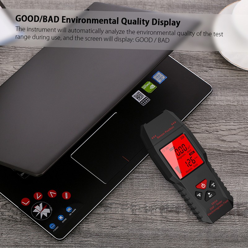 MK54 EMF Tester Handheld Mini Digital LCD EMF Detector Electromagnetic