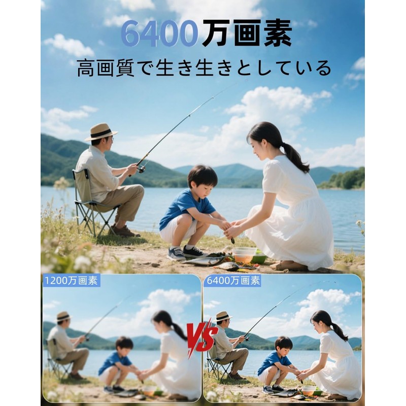 YULINJIA Digital Camera 4K Transmitting to Smartphones, Digital Camera, WIFI