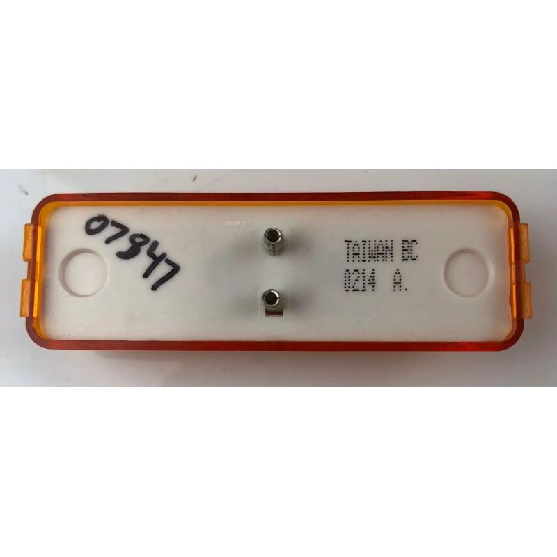 Triton 07847 Amber 4-inch Rectangular Clearance Sidemarker Light