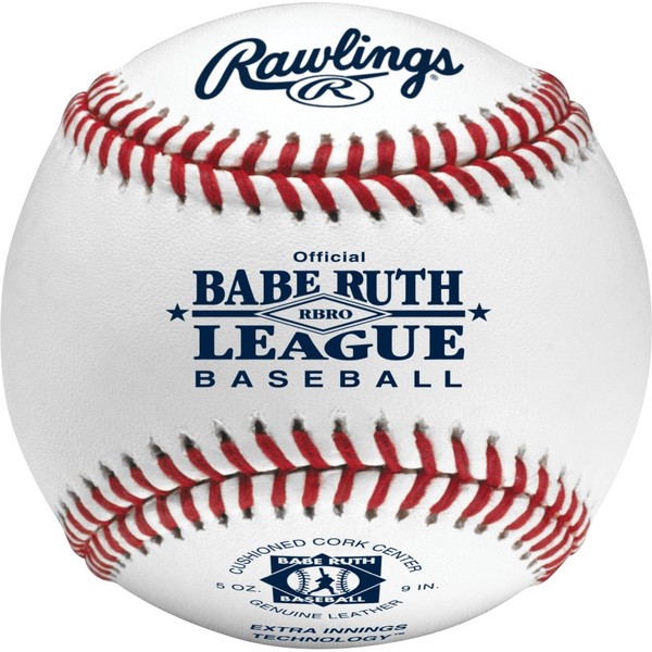Rawlings | BABE RUTH LEAGUE Baseballs | Tournament Grade | RBRO | Youth/14U | 12 Count