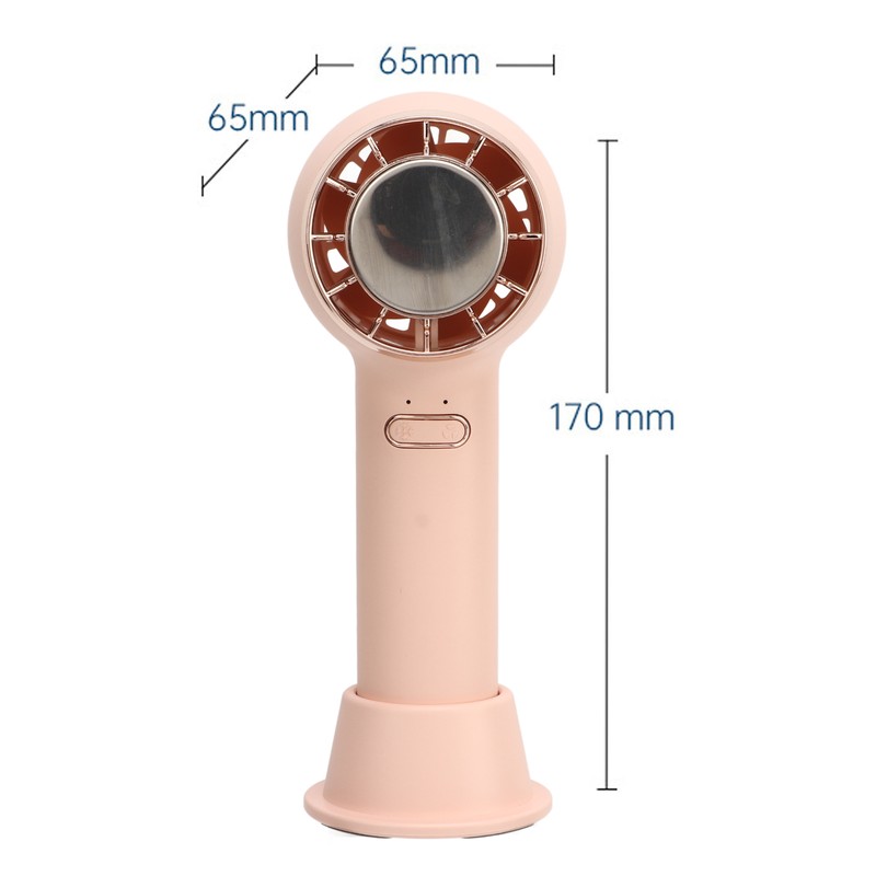 Mini Handheld Fan Portable USB Rechargeable Small Pocket Fan with