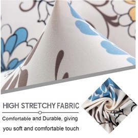 Eco-Ancheng Recliner Slipcovers 4-Pieces Recliner Chair Covers Lazy Boy Chair Covers Stretch Recliner Couch Covers Fitted Non Slip Reclining Slipcovers Furniture Protector for Recliner with Pocket