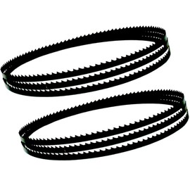 FOXBC 56-7/8" x 3/8" x 4 TPI Bandsaw Blade for Sears Craftsman, Shopcraft, Duracraft 3-Wheel Band Saw - 2 Pack