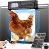Automatic Chicken Coop Door Large Size, 7W Solar Powered with