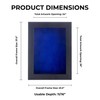 24x36 Shadow Box Frame Black Wood | with a 3/4"